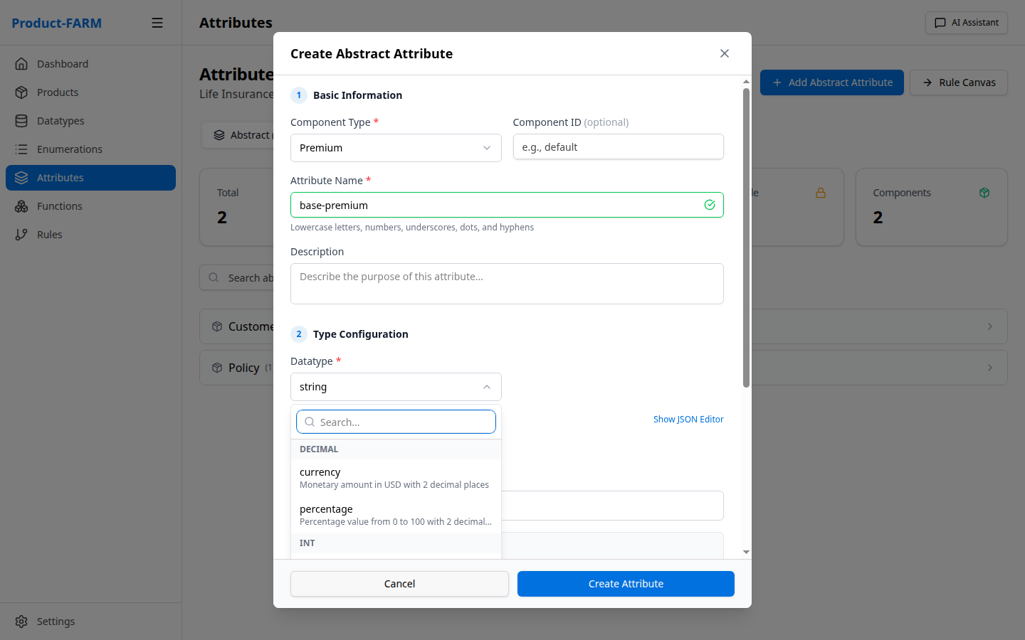 Enumeration in Dropdown